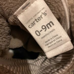 Carter’s 0-9 m fur beanie with ears